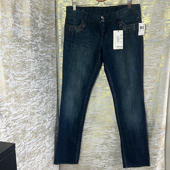 Buffalo Jasleen Stretch Cigarette Low Rise Slim Fit Jeans Size 31 - Picture 2 of 16